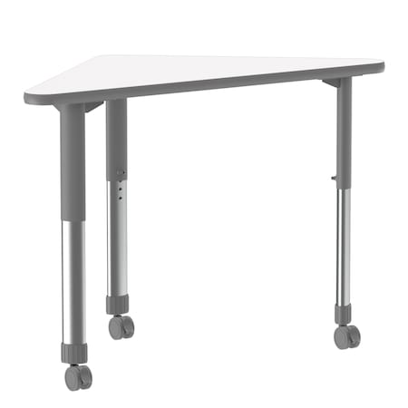 Correll HPL Collaborative Desk - Casters - Wing AD3041DE-WING-80-13-13-CK